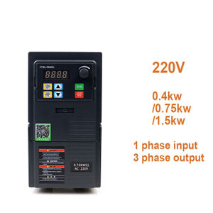 Penggerak Frekuensi Variabel VFD 220V 4.0KW 5.5KW Input 1 Fase ke Output 3 Fase