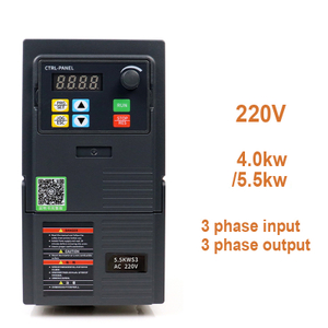 ដ្រាយប្រេកង់អថេរ VFD 220V 4.0kW 6.5kW បញ្ចូល 3 ដំណាក់កាលដើម្បីចេញ 3 ដំណាក់កាល